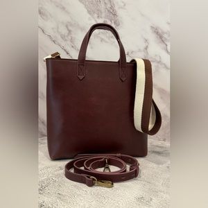 EUC - Madewell The Zip Top Transport Crossbody - Dark Cabernet